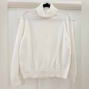 Pria Chunky Turtleneck Sweater White